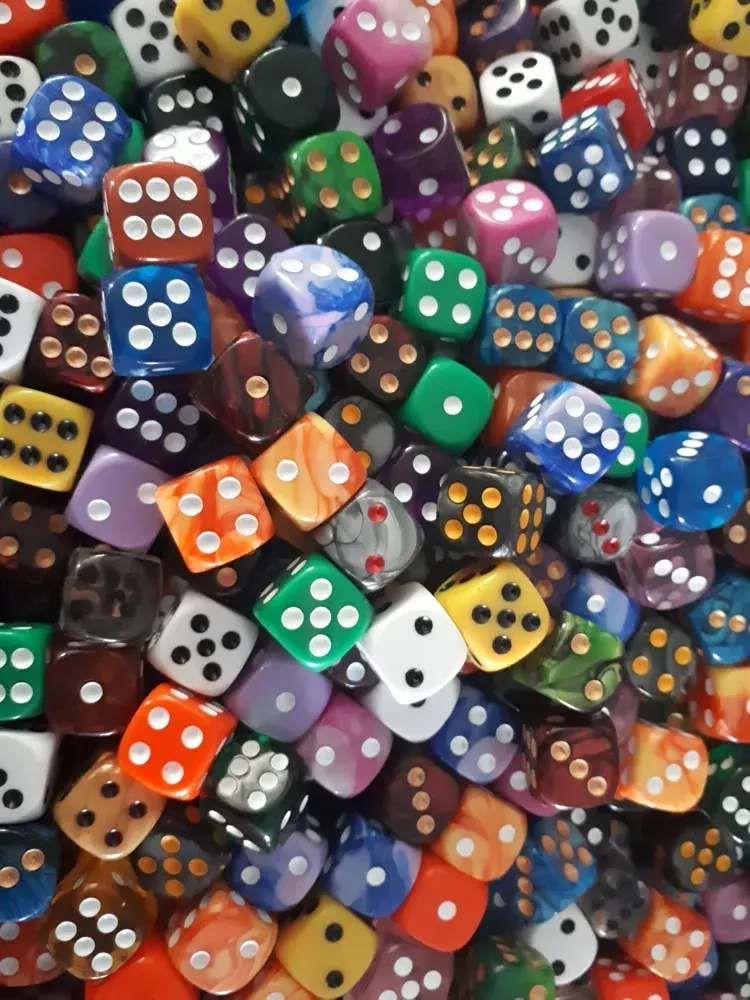 Würfelset D6 Augen Mix-Set (50)