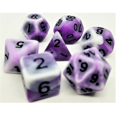 Würfelset Antique: Ancient Purple Rock (7)