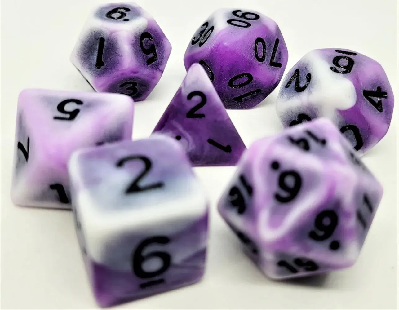 Würfelset Antique: Ancient Purple Rock (7)