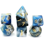 Würfelset: Blue Warrior (7)