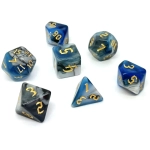 Würfelset: Blue Warrior (7)