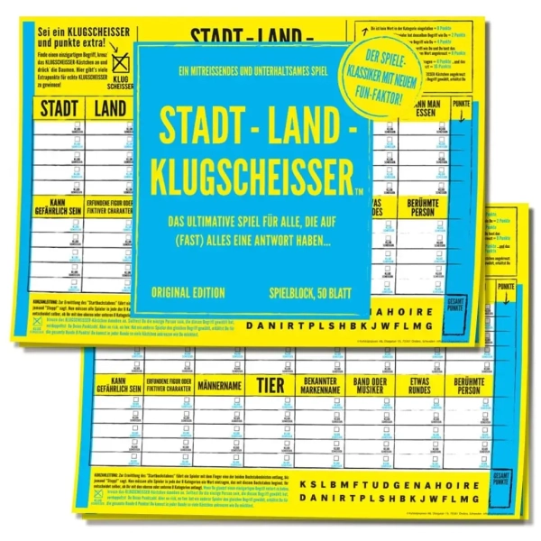 Spielblock – Klugscheisser