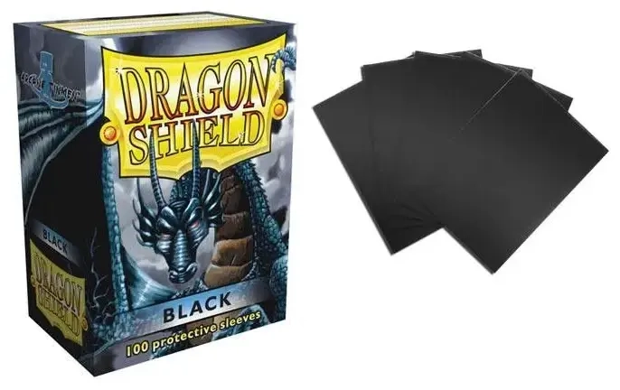 Dragon Shield Small Sleeves - Japanese Matte Black (60 Sleeves)
