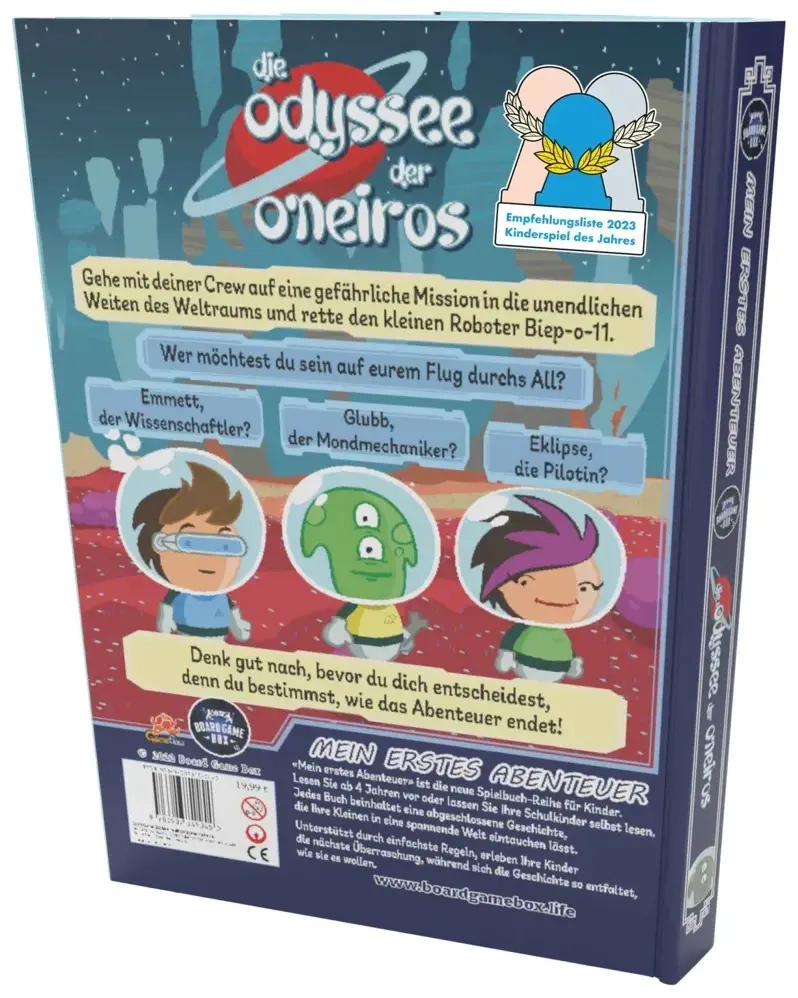 Mein erstes Abenteuer - Die Odyssee der Oneiros (Empfehlungsliste 2023 KdJ)