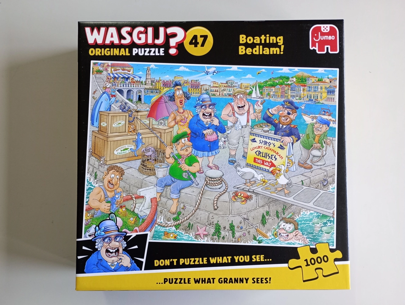 Bootschaos - Wasgij Original 47 - 1000 Teile Puzzle (eingedrückte Schachtel)