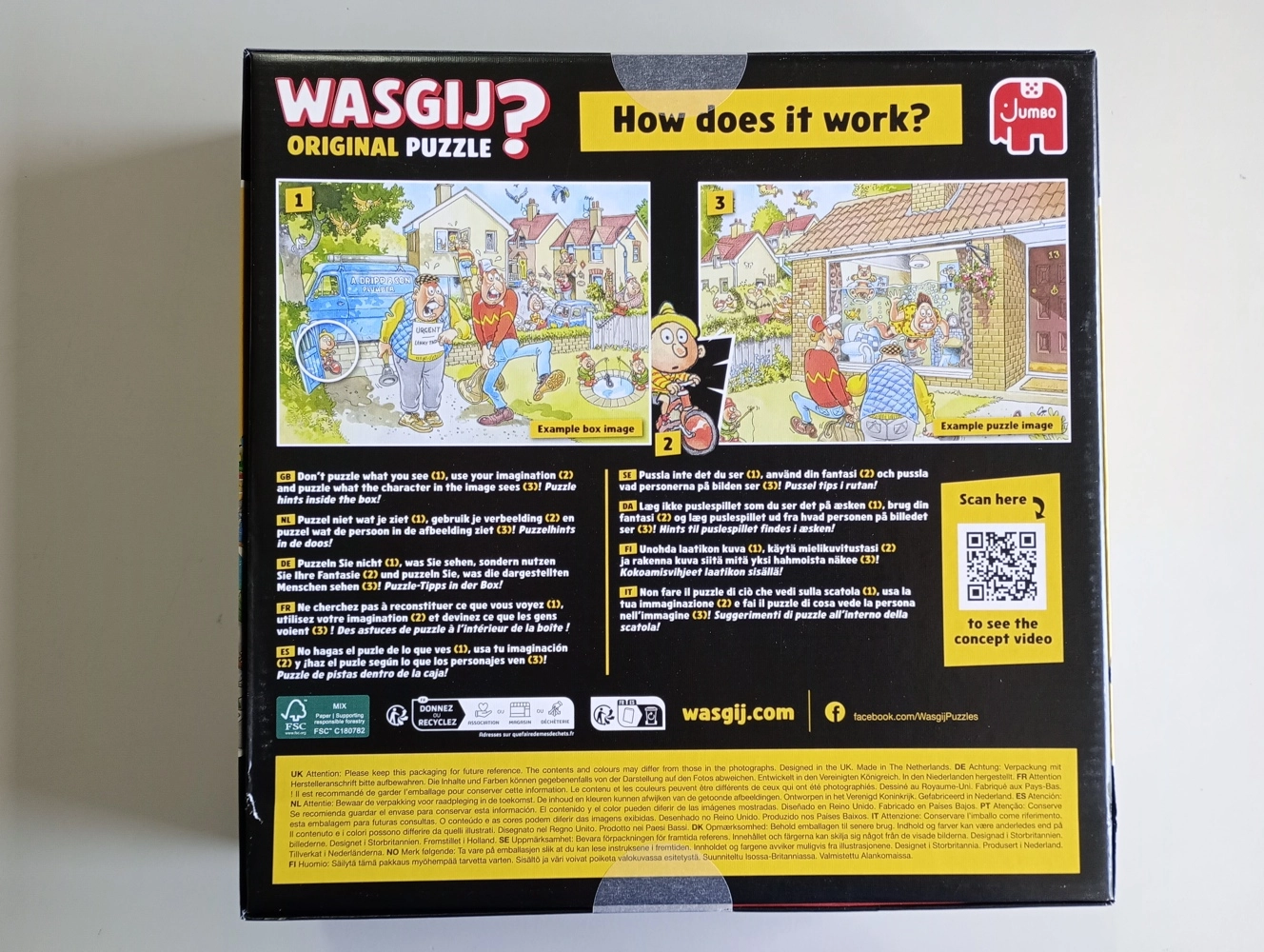 Bootschaos - Wasgij Original 47 - 1000 Teile Puzzle (eingedrückte Schachtel)