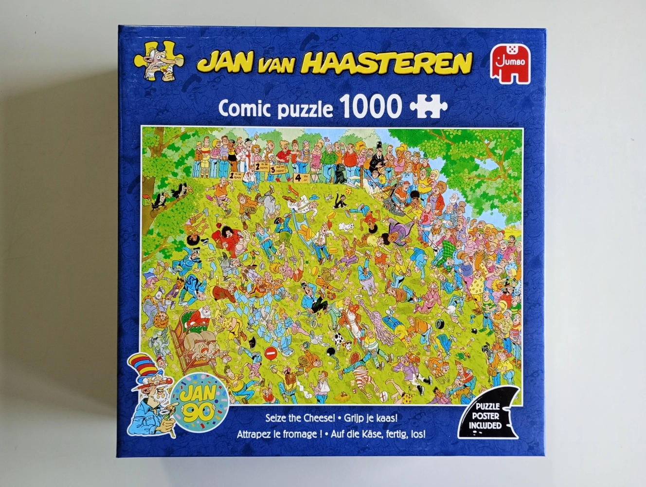 Auf die Käse, fertig, los! - Jan van Haasteren (Beschädigte Verpackung)