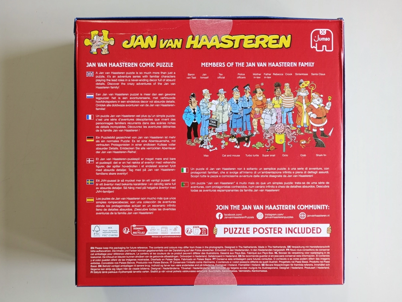 Auf die Käse, fertig, los! - Jan van Haasteren (Beschädigte Verpackung)