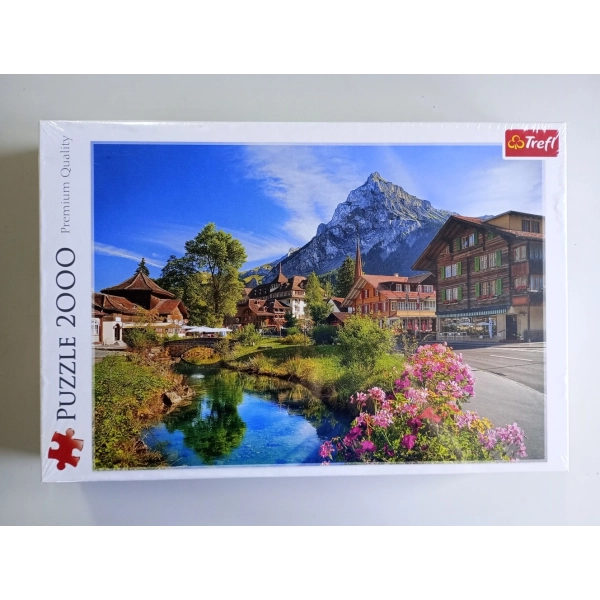 Alpen im Sommer - Kandersteg (Eingedellte Schachtel)