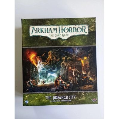 FFG - Arkham Horror LCG: The Drowned City Campaign Expansion - EN (Cover mit optischen Mängeln)