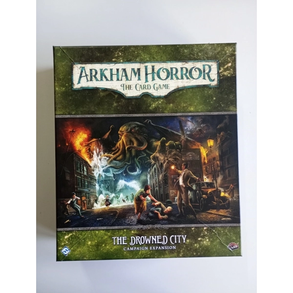 FFG - Arkham Horror LCG: The Drowned City Campaign Expansion - EN (Cover mit optischen Mängeln)