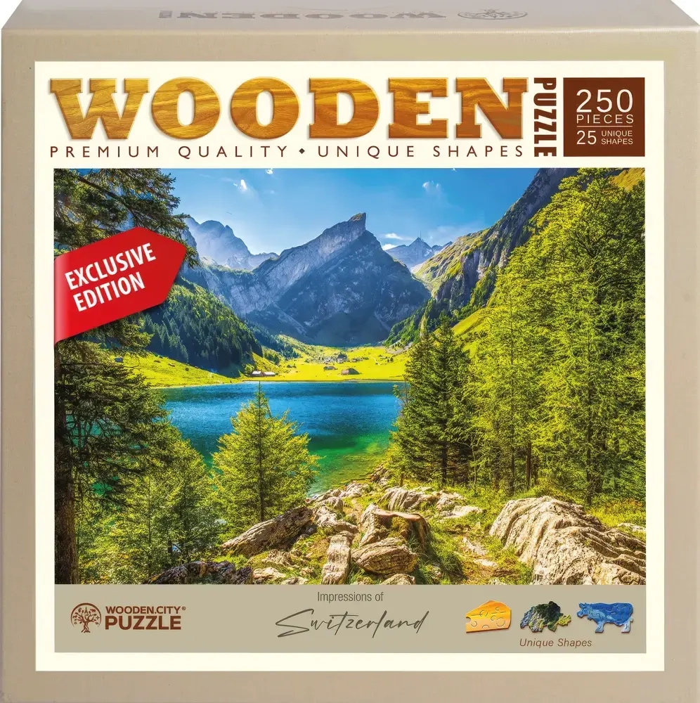Holzpuzzle - CH Seealpsee