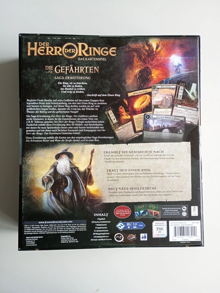 Der Herr der Ringe - Das Kartenspiel Erweiterung - Die Gefährten (Schachtel mit optischen Mängeln)