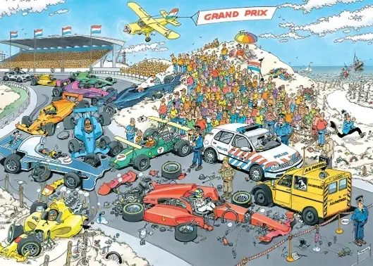 Noch eine Runde Zandvoort - Jan van Haasteren