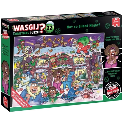 Keine stille Nacht dieses Mal! - Wasgij Christmas 22 - 2x 1000 Teile