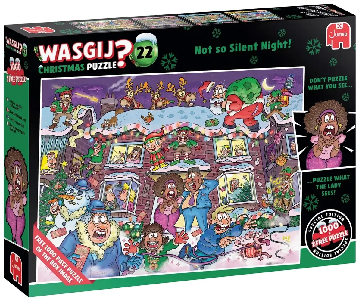 Keine stille Nacht dieses Mal! - Wasgij Christmas 22 - 2x 1000 Teile