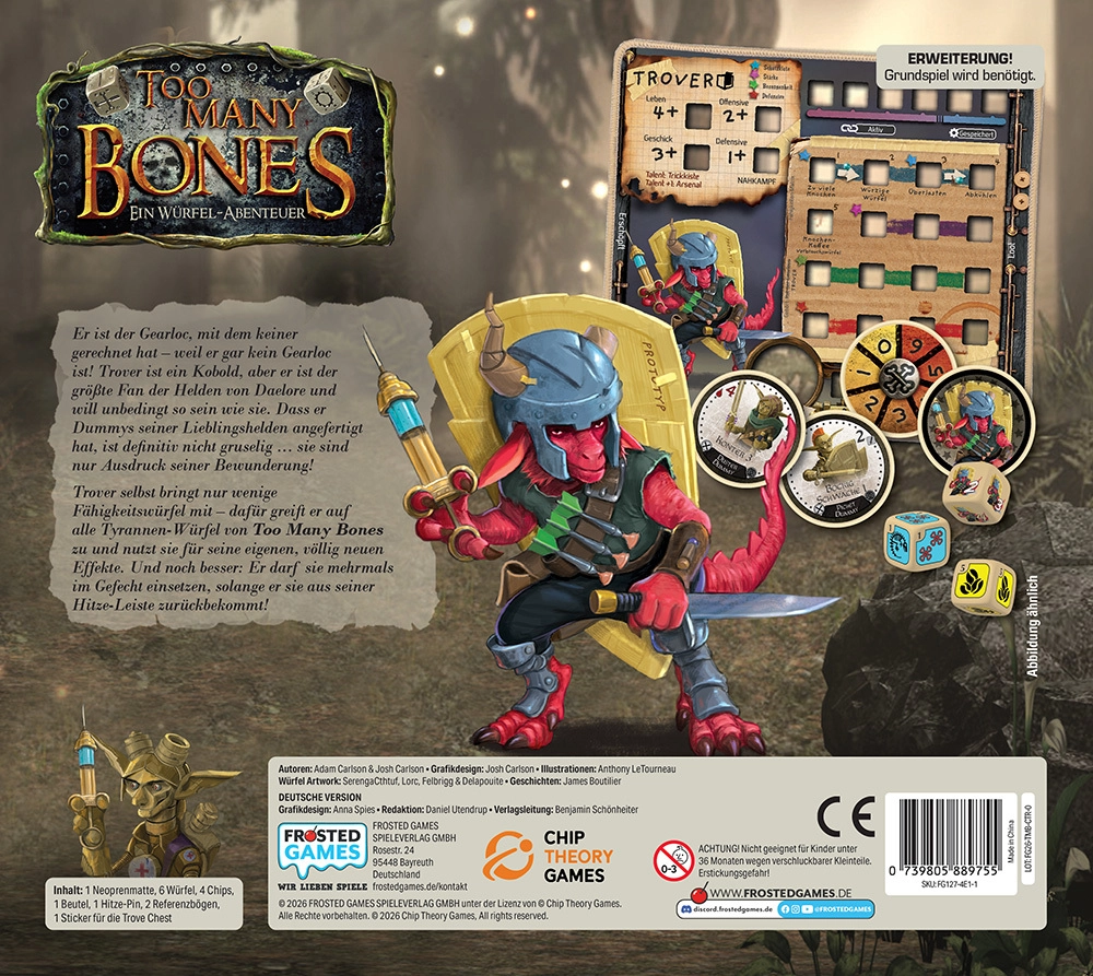 Too Many Bones - Trover Erweiterung - DE