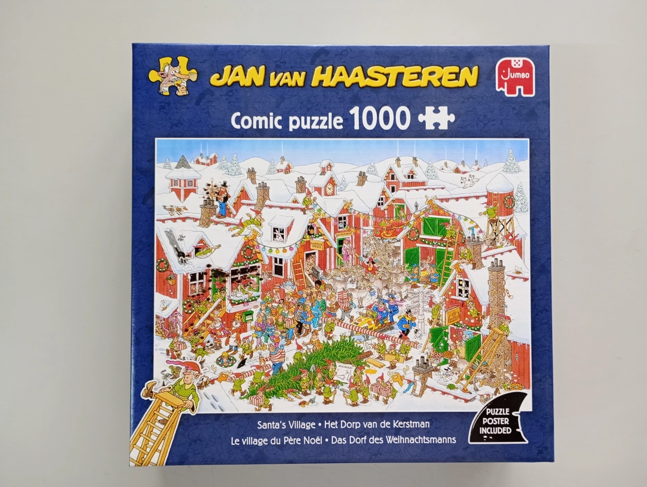 Das Dorf des Weihnachtsmanns - Jan van Haasteren (beschädigte Schachtel)