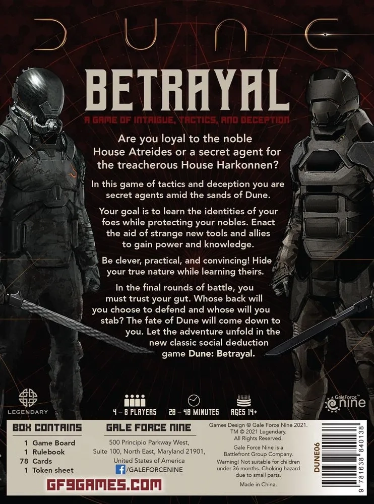 Dune - Betrayal - EN