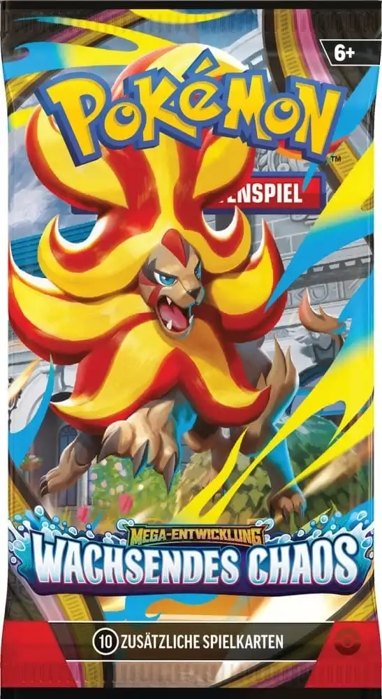 Pokémon Mega-Entwicklung: Wachsendes Chaos Booster Display - DE