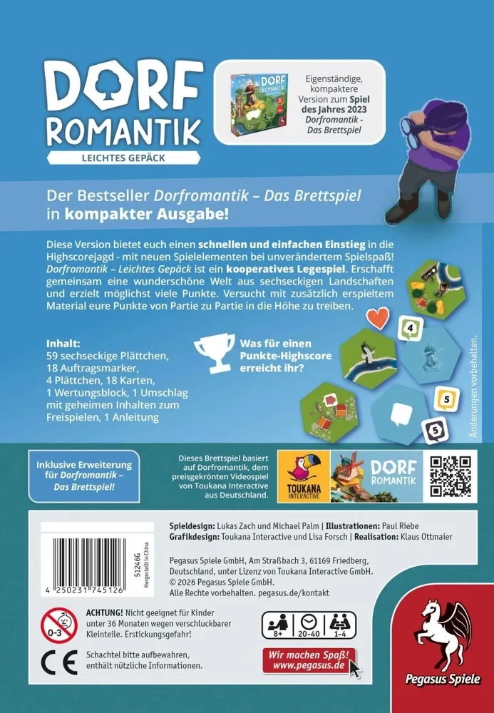 Dorfromantik - Leichtes Gepäck inkl. Mini-Erweiterung Limes - DE