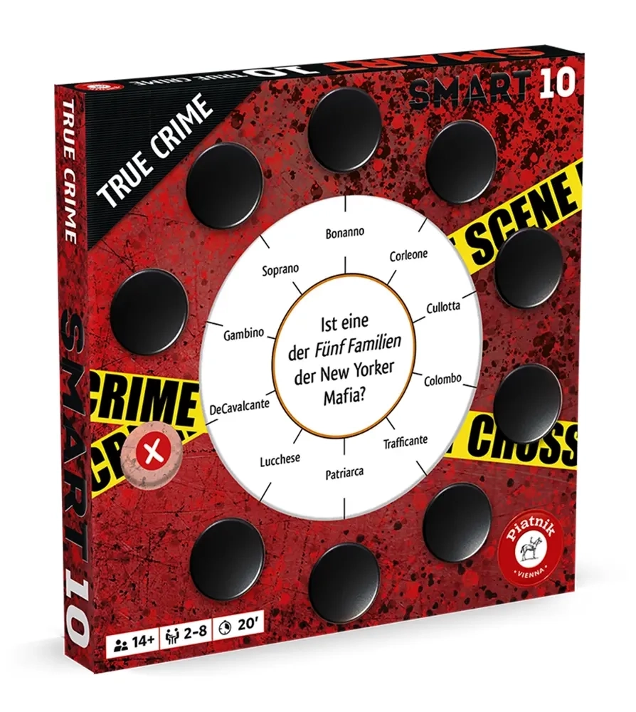 Smart 10 -Themenfragen True Crime Erweiterung - DE