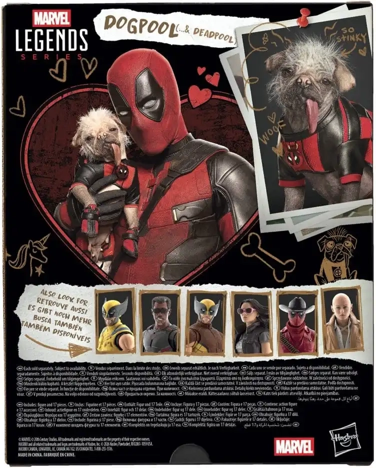 Deadpool & Wolverine Marvel Legends Actionfigur Dogpool & Deadpool 15 cm