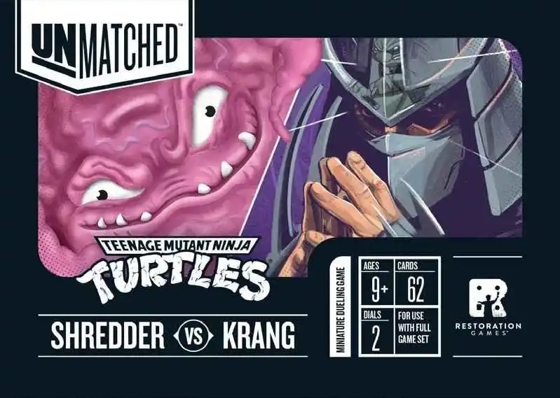 Unmatched Adventures TMNT Shredder & Krang Deck