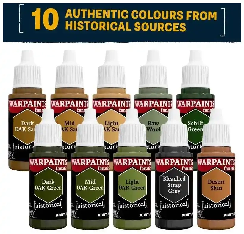 Army Painter – Historical: WWII German Afrika Korps Paint Set