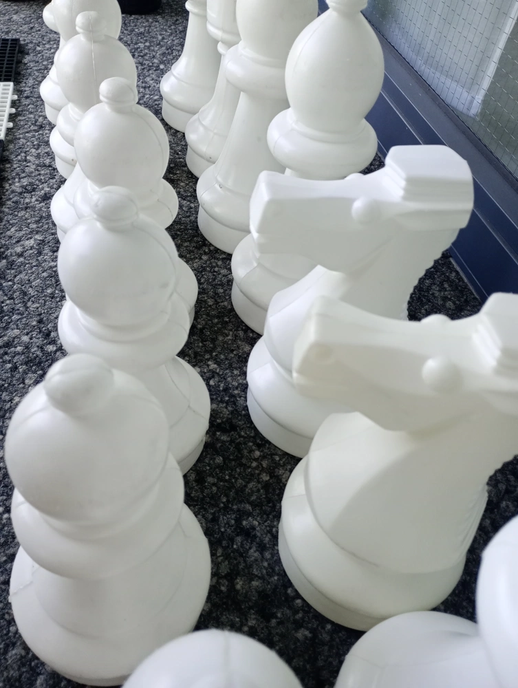 Gartenschach DE [klein] (Figuren mit Gebrauchsspuren)