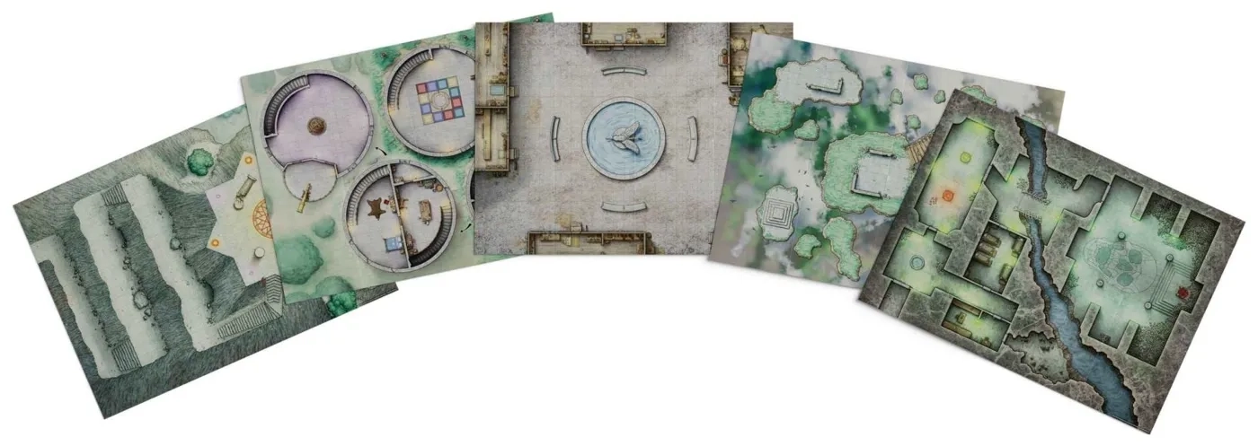 D&D - RPG Arcana Unleashed Map Set - EN