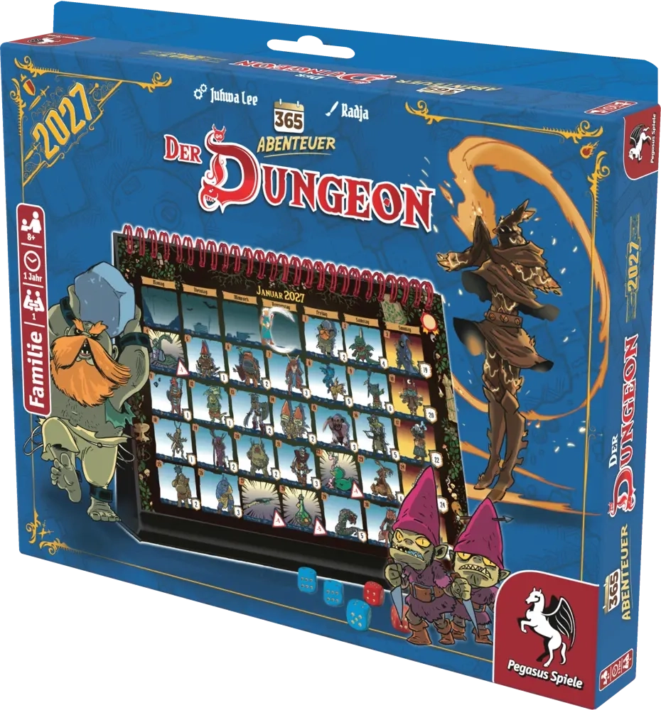 365 Abenteuer - Der Dungeon (Kalender Edition 2027)