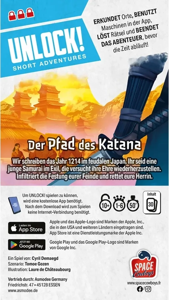 Unlock! Short Adventures: Der Pfad des Katana - DE