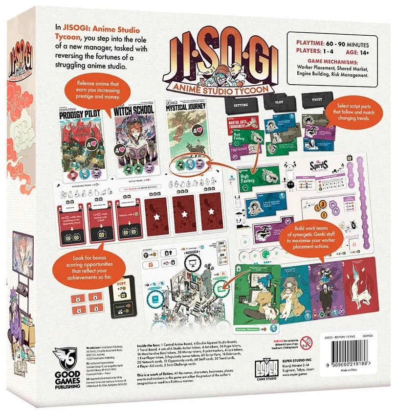 Jisogi Anime Studio Tycoon - Retail Edition - EN