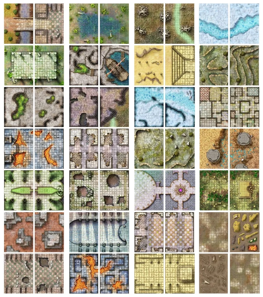 Dragon Lairs & Dungeons Battle Mats