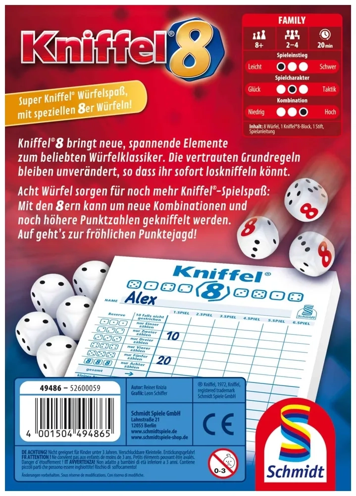 Kniffel 8 - DE
