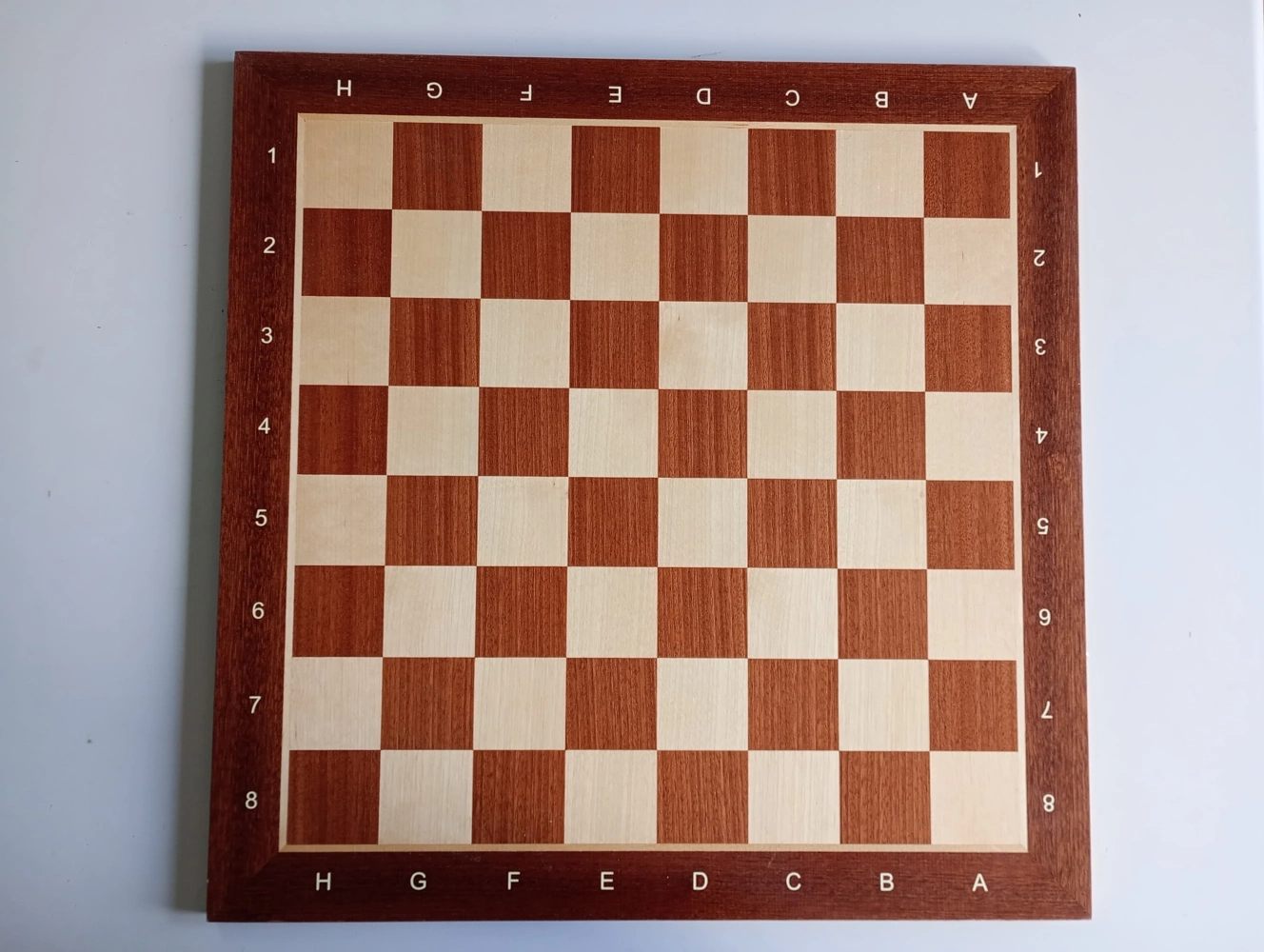 Turnier Schachspiel Mahagoni - 48cm (B-Qualität)
