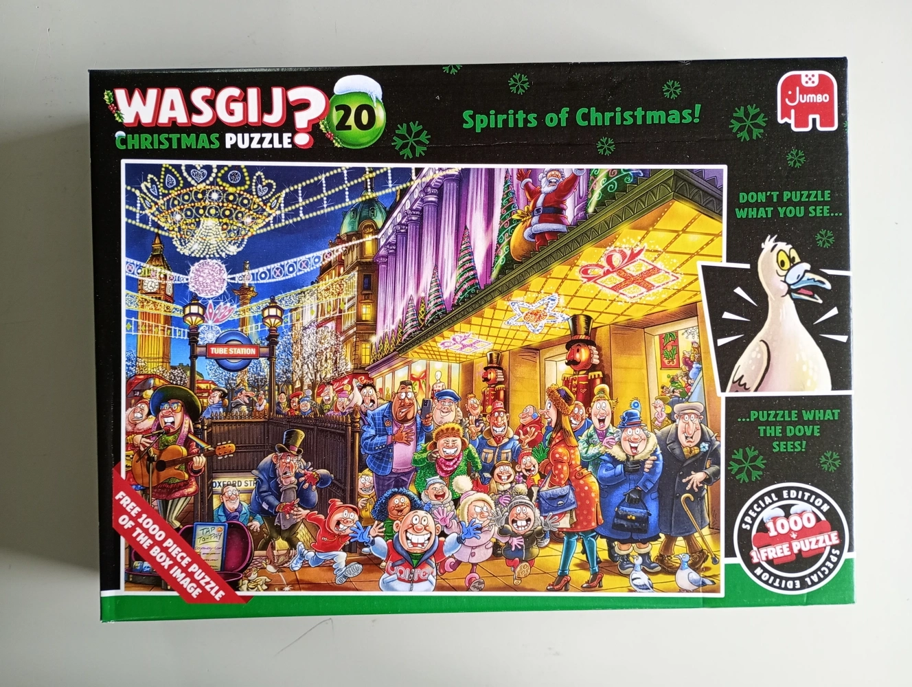 Christmas Carol - Wasgij Christmas 20 (2x 1000 Teile) (Beschädigte Verpackung)