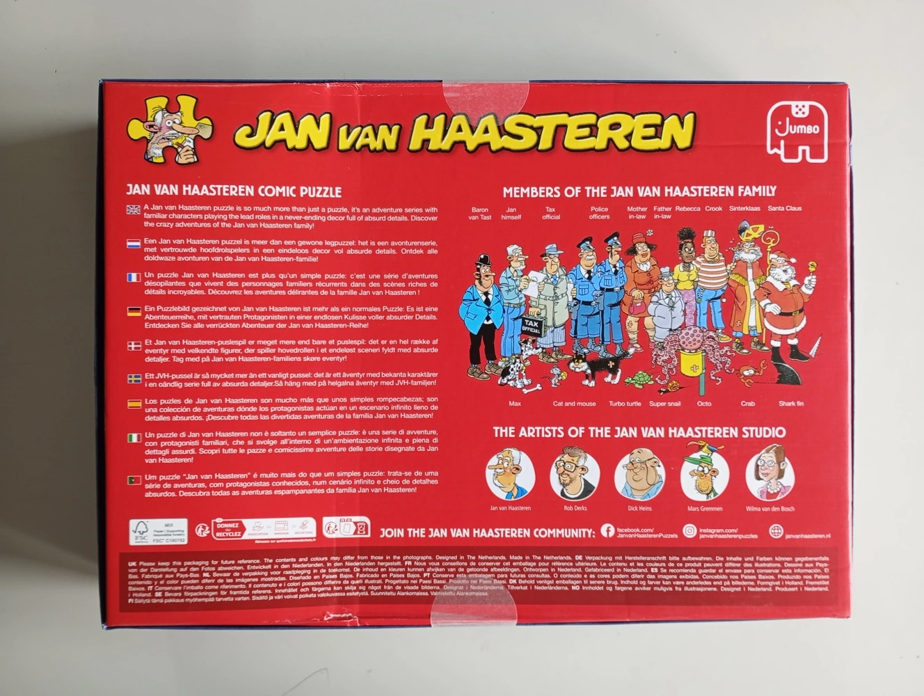Der Baumarkt & Das Renovierungsprojekt - Jan van Haasteren - 2x 1000 Teile (eingedellter Boden)