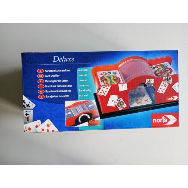 Deluxe Karten Mischmaschine manuell (beschädigte Verpackung)