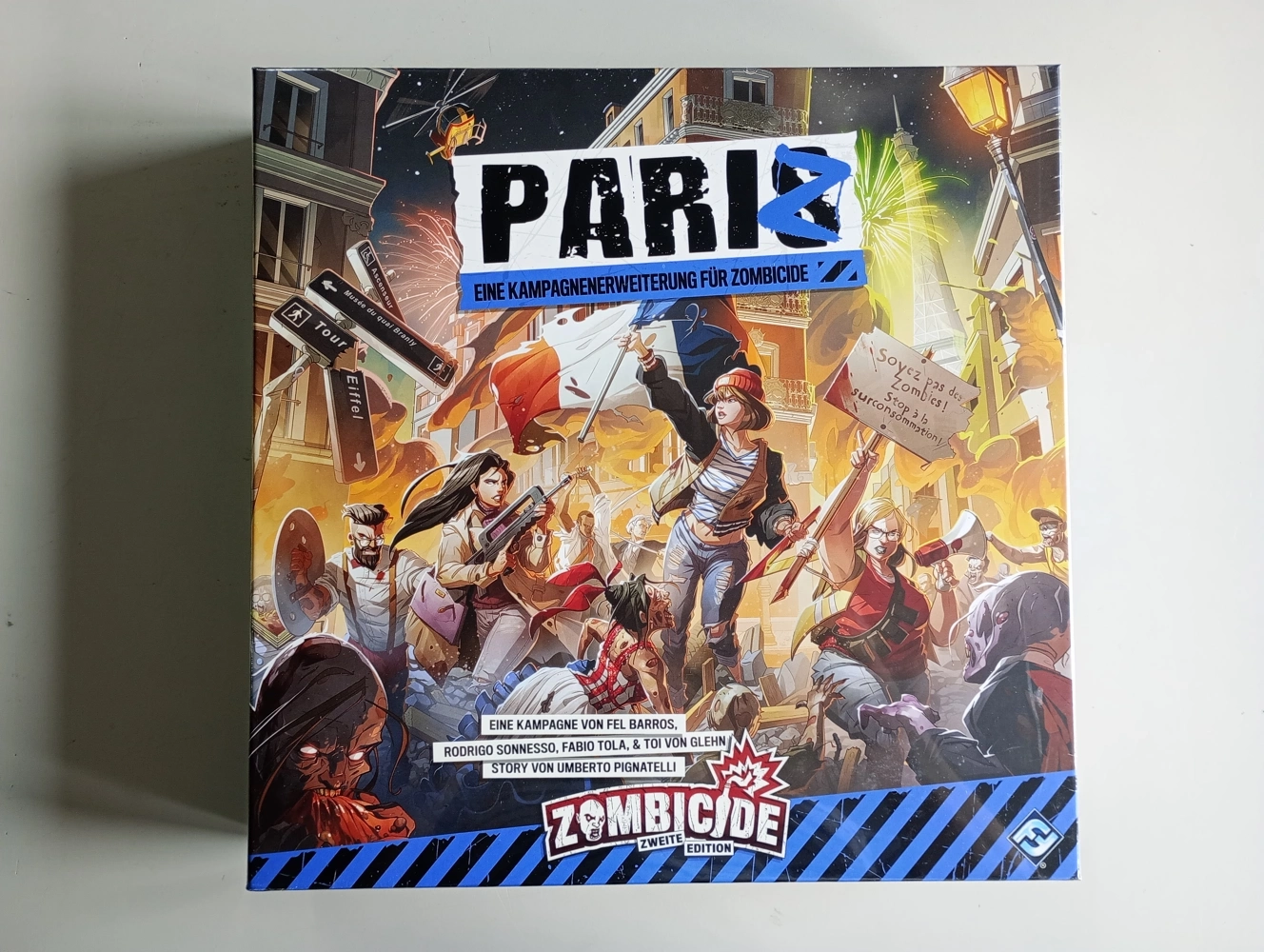 Zombicide 2. Edition – PariZ (Delle im Schachtelboden)