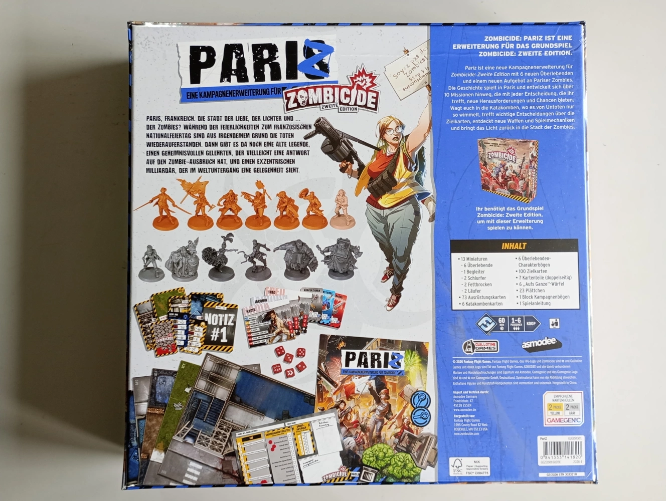 Zombicide 2. Edition – PariZ (Delle im Schachtelboden)