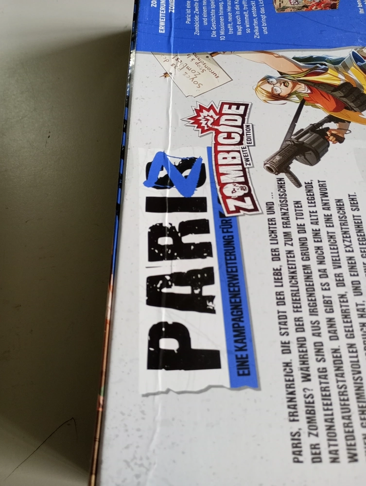 Zombicide 2. Edition – PariZ (Delle im Schachtelboden)