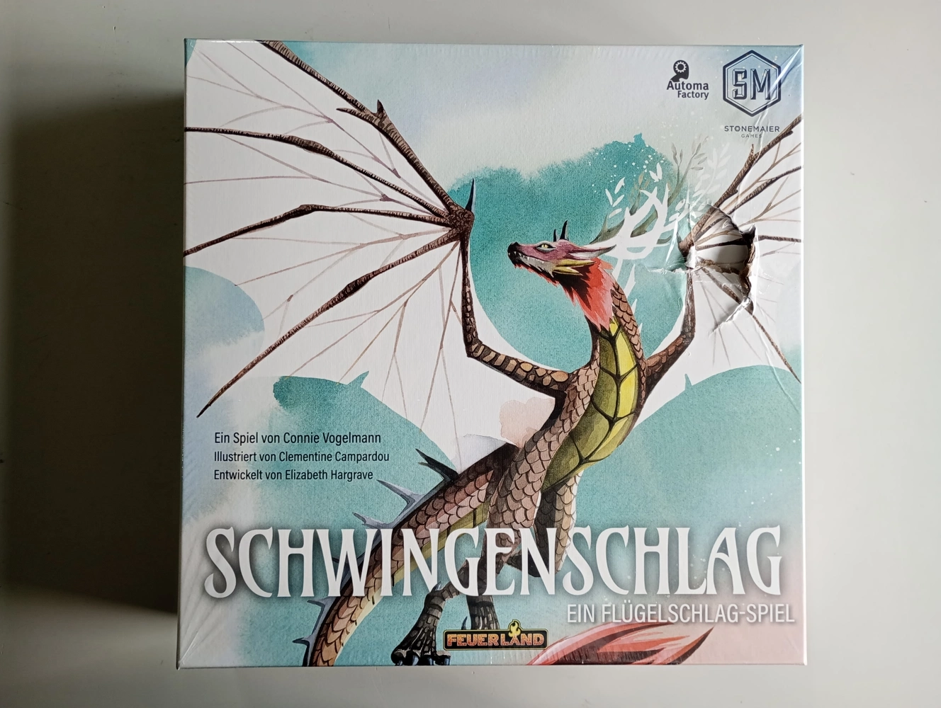 Schwingenschlag (Loch im Cover)