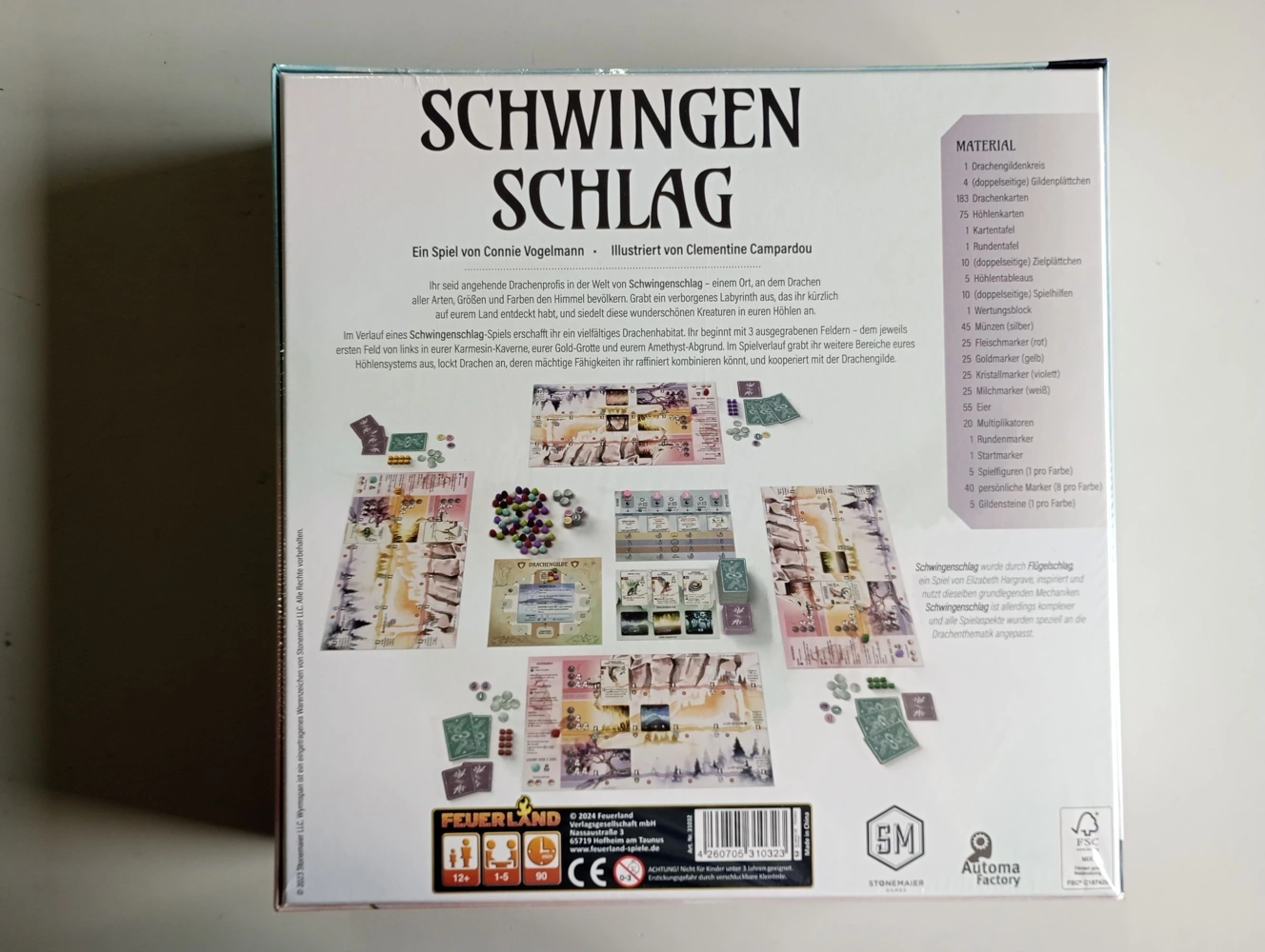 Schwingenschlag (Loch im Cover)