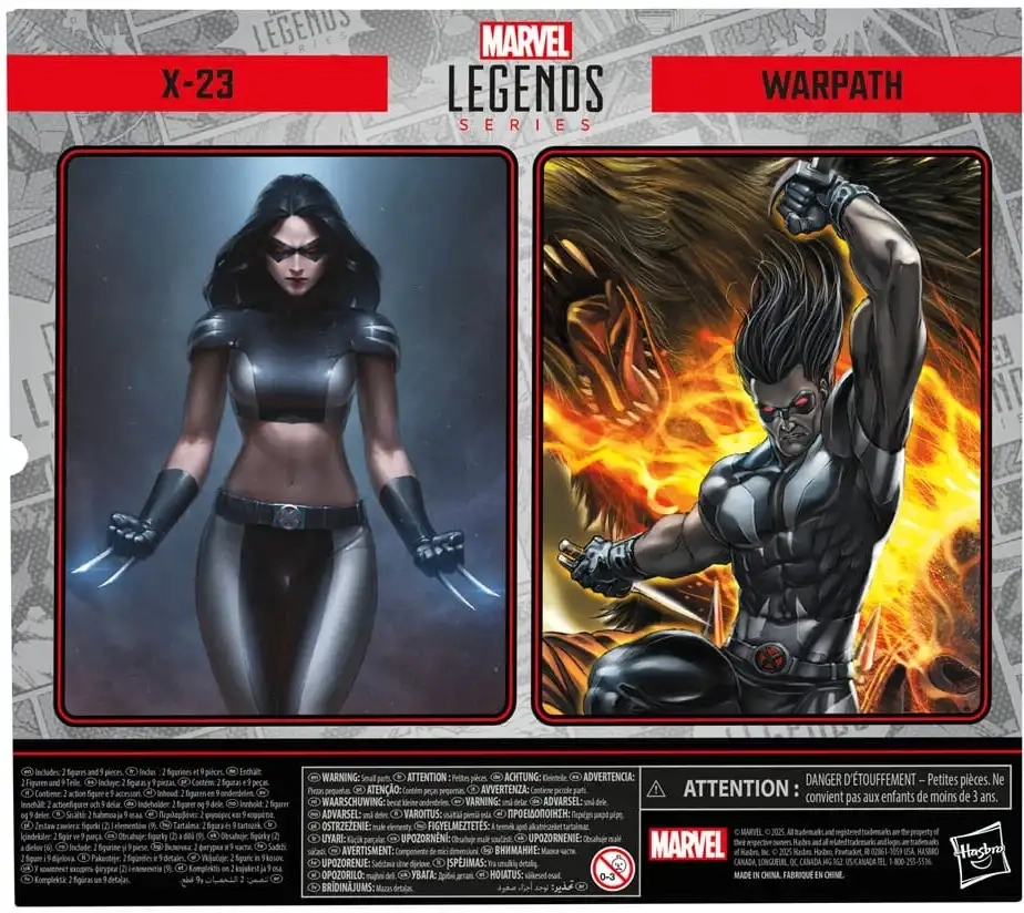 Marvel Legends Series X-Force X-23 & Warpath