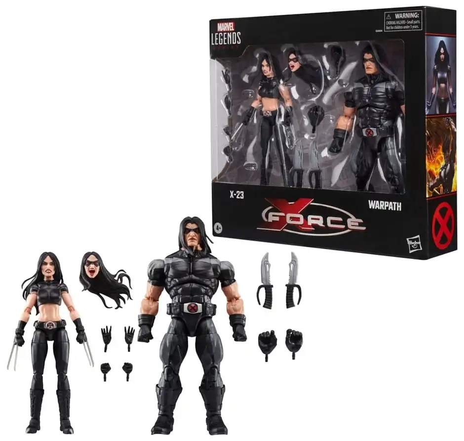 Marvel Legends Series X-Force X-23 & Warpath