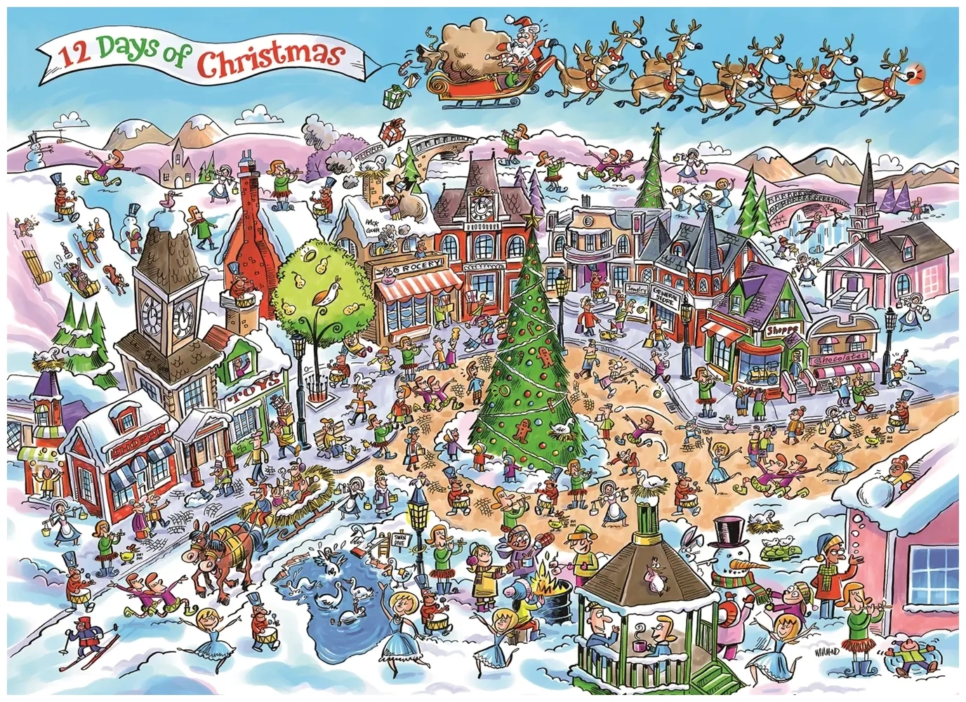 Verrücktes Weihnachtsdorf - Doodletown