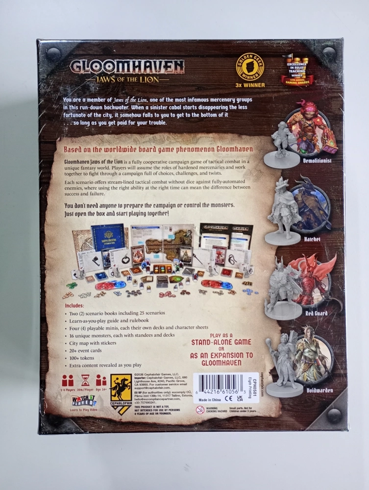 Gloomhaven - Jaws of the Lion - EN (gestauchte Ecke)