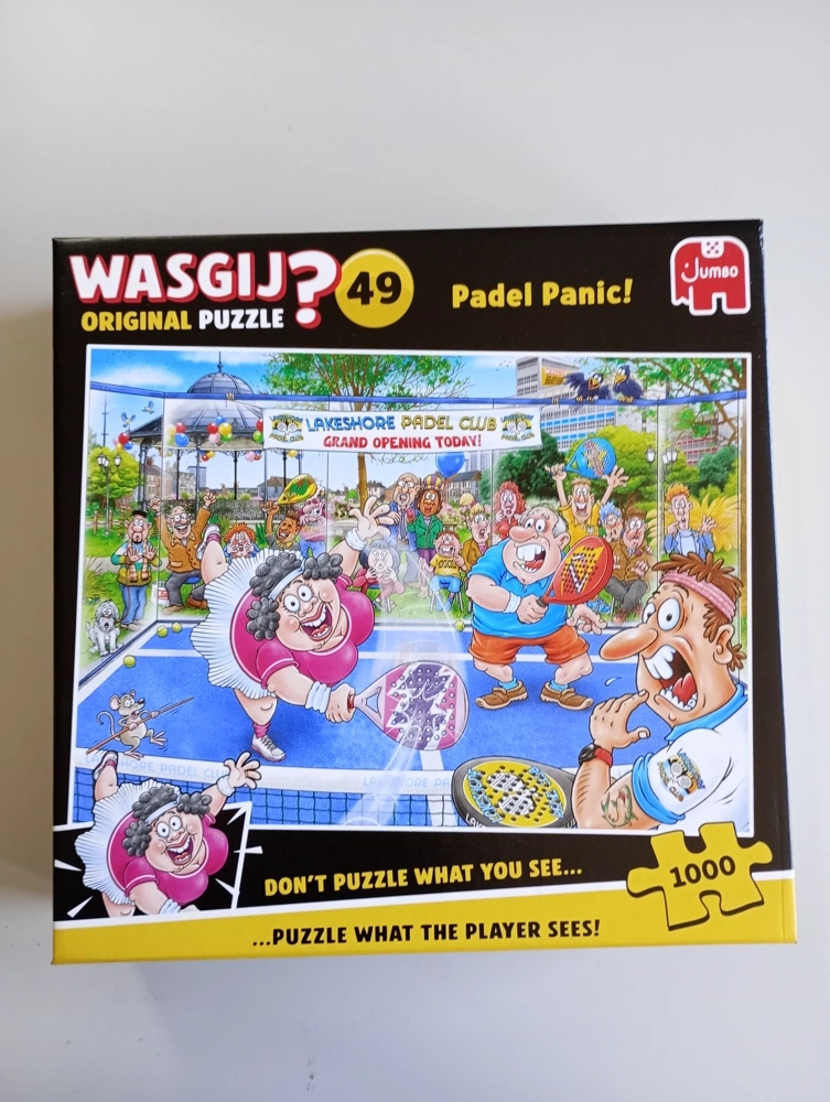 Panik auf dem Padelplatz! - Wasgij Original 49 (Beschädigte Verpackung)